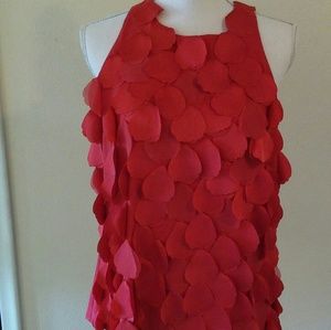 Ann Taylor Red Tank Top Size 8